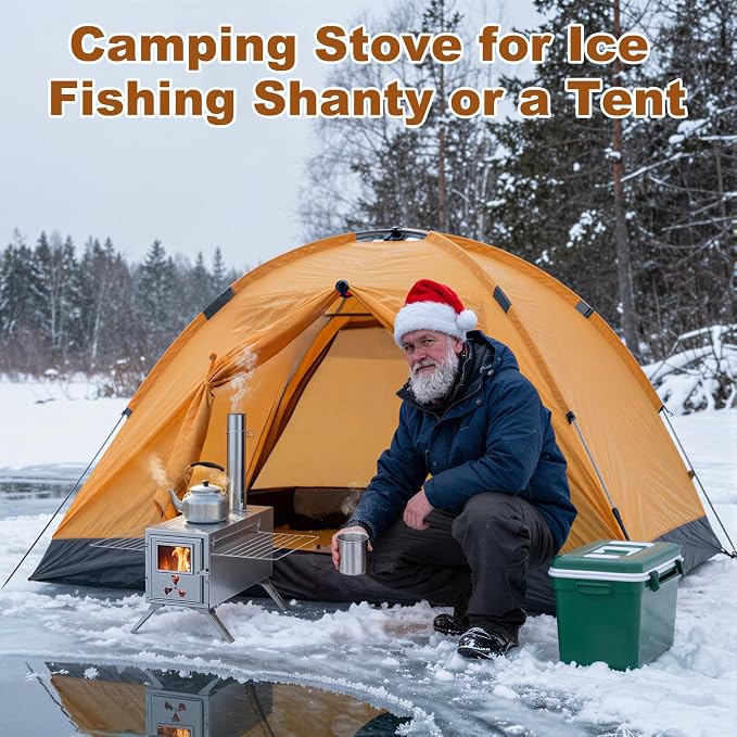 Hot Tent Stove, Camping Wood Burning Stove - Image 5