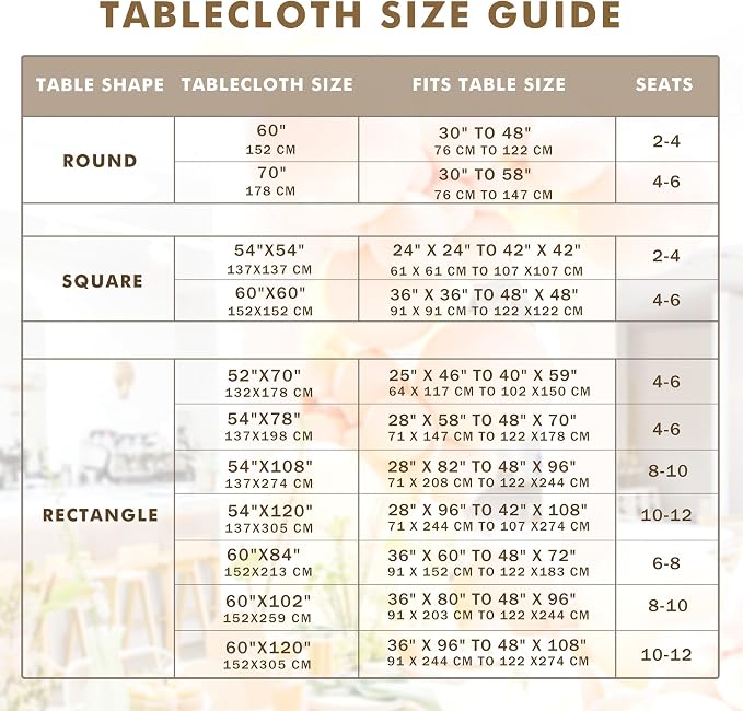 Nasitos 2 Pack Vinyl Tablecloth - Image 7