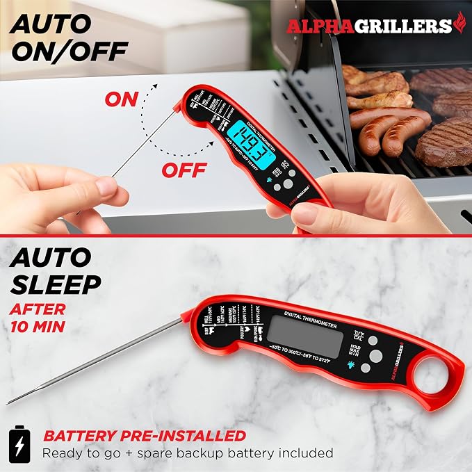 Alpha Grillers Meat Thermometer Digital - Image 3