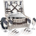 Picnic Basket Sets for 4 Persons by OutdoorLivingPicnicItems