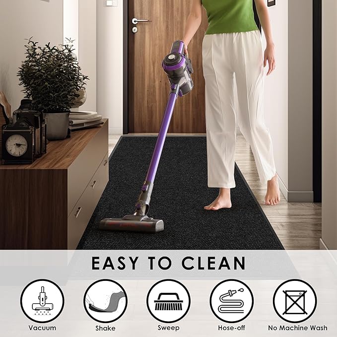 3′ x 64′ Front Door Mat Indoor Outdoor Entrance, Commercial Floor Mat Heavy - Image 6