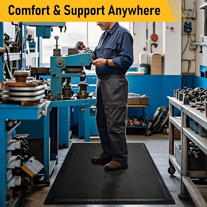 Nisorpa Anti Fatigue Mats Industrial 2' x 7' Ergonomic Standing Mat 15/16" - Image 9