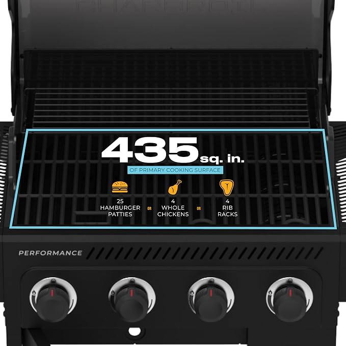 Charbroil Performance Series 4-Burner Gas Grill Cabinet - Image 7