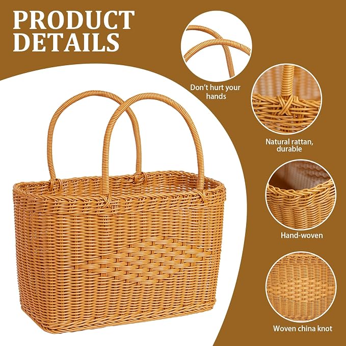 Big Picnic Basket-40cm Diameter - Image 5