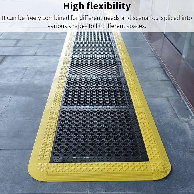 Anti-Fatigue Rubber Floor Mat, Indoor & Outdoor Use - Image 7
