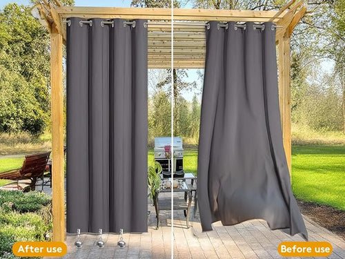 12 Pack Outdoor Curtain Weights, Heavy Duty Drapery Weights - Image 2