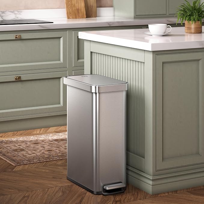 EKO Hudson Slim 50L / 13.2 Gallon Kitchen Trash Can - Image 4