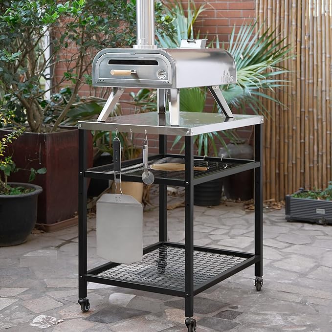 Stainless Steel Grill Cart - Image 3