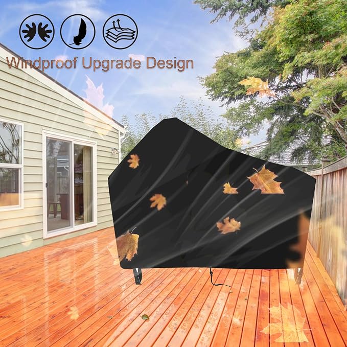 Kamado Ceramic BBQ Grill Cover for Big Green Egg, Heavy Duty Waterproof Grill - Image 4