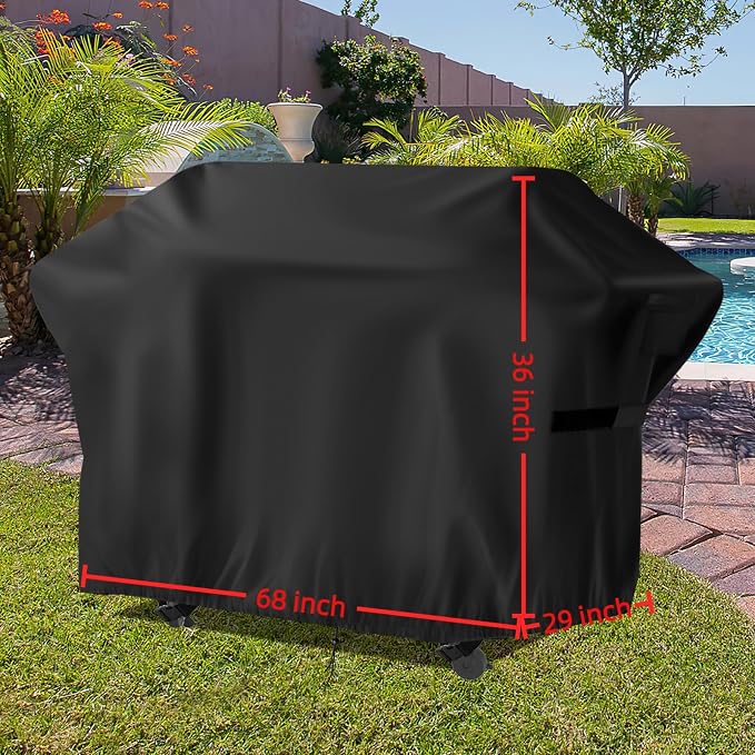 Flat Top Grill Cover for Nexgrill Daytona 4-Burner Propane Gas Griddle，Heavy - Image 7