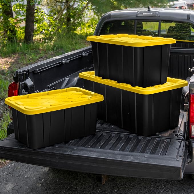 Sterilite 12-Pack Industrial Tote, Plastic Storage Container Bins - Image 7
