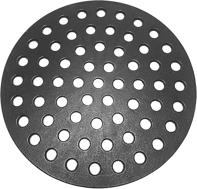 7441 Round 17" Cast Iron Fire Grate, Charcoal Grates Bottom Plate Replacement by Tmozyar%C2%AE