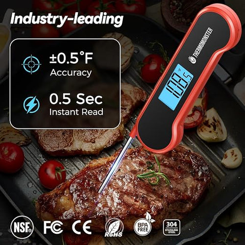 0.5 Sec Instant Read Meat Thermometer Digital - Image 2