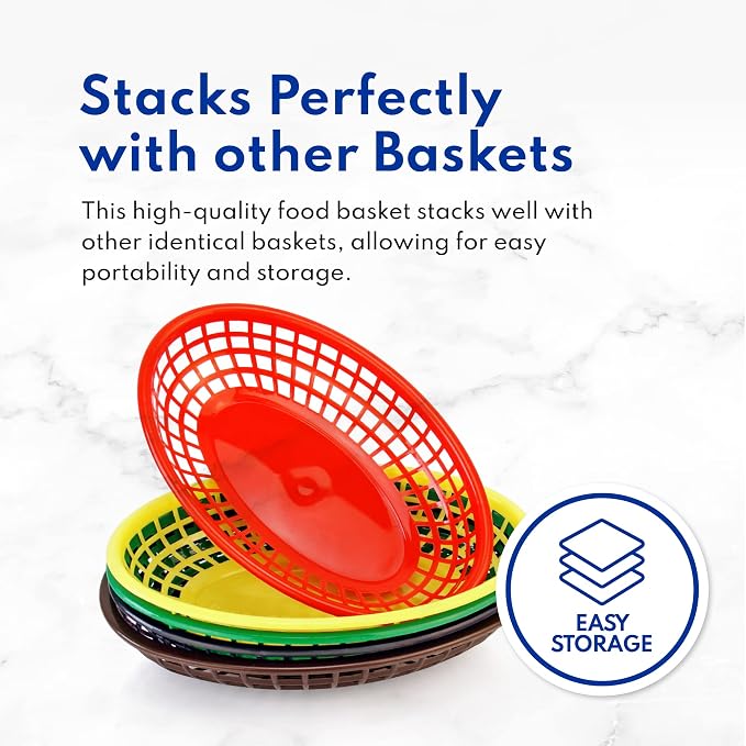 New Star Foodservice 44034 Fast Food Baskets, 10.5 x 7 Inch - Image 8