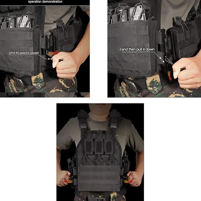 vAv YAKEDA Camo Tactical Outdoor Carrier Vest - Image 5