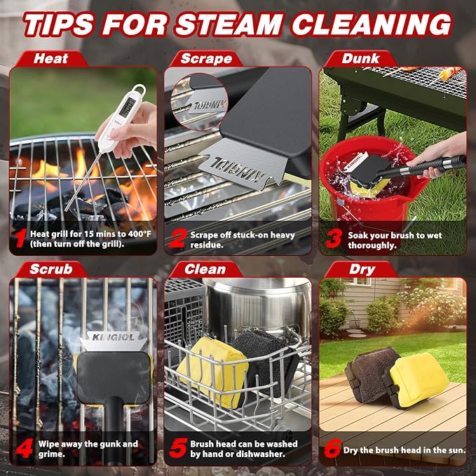 Grill Brush for Outdoor Grill - Image 6