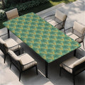 Rectangle Table Cloth Cover Waterproof Elastic Fitted Polyester Fitted by Unknown