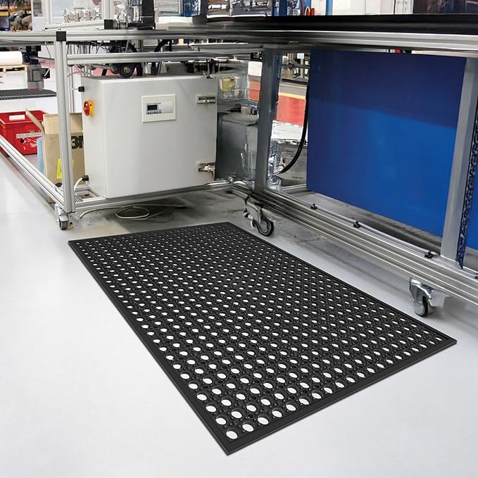 Outdoor Rubber Mat Kitchen Anti-Fatigue Floor Mats Restaurant Bar Floor Mat New - Image 6