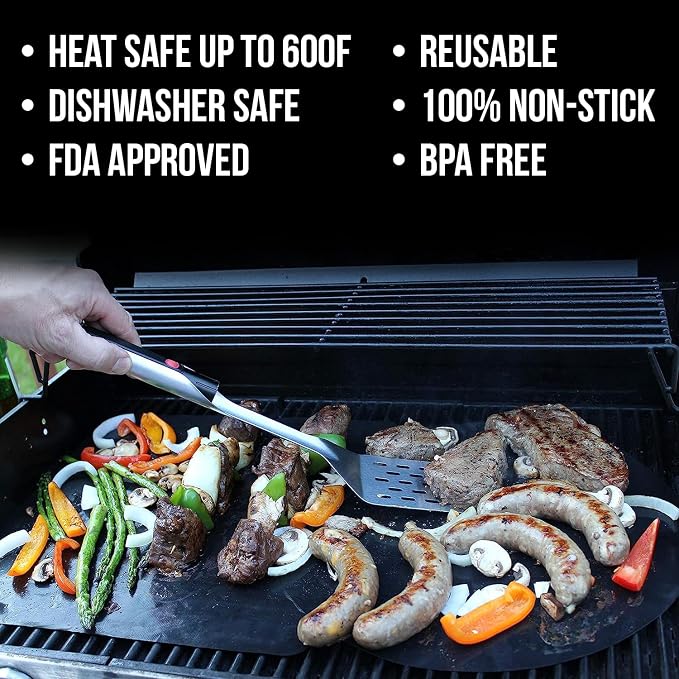 Grillight Grilling Essential Combo Gift Set: LED Light Spatula, Tongs & Bonus - Image 7