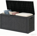 Outdoor Storage Box, Resin Deck Boxes Indoor and outdoor, Waterproof Storage by NBYSGO