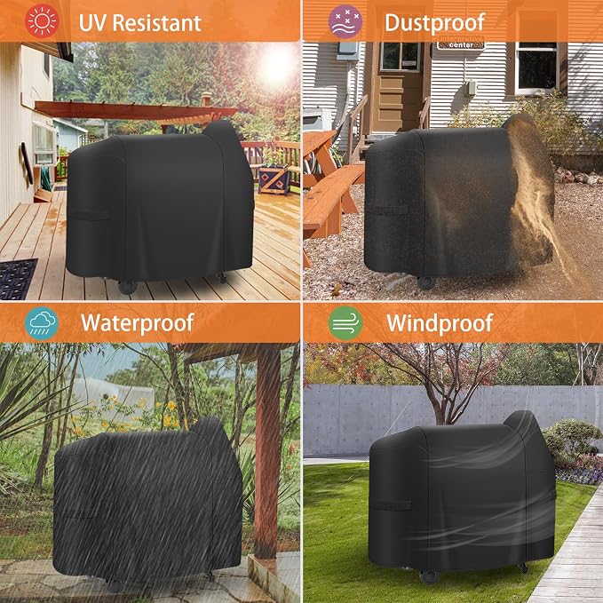 i COVER 600D Grill Cover for Pit Boss 820-850 Series, Heavy-Duty Premium Canvas - Image 6