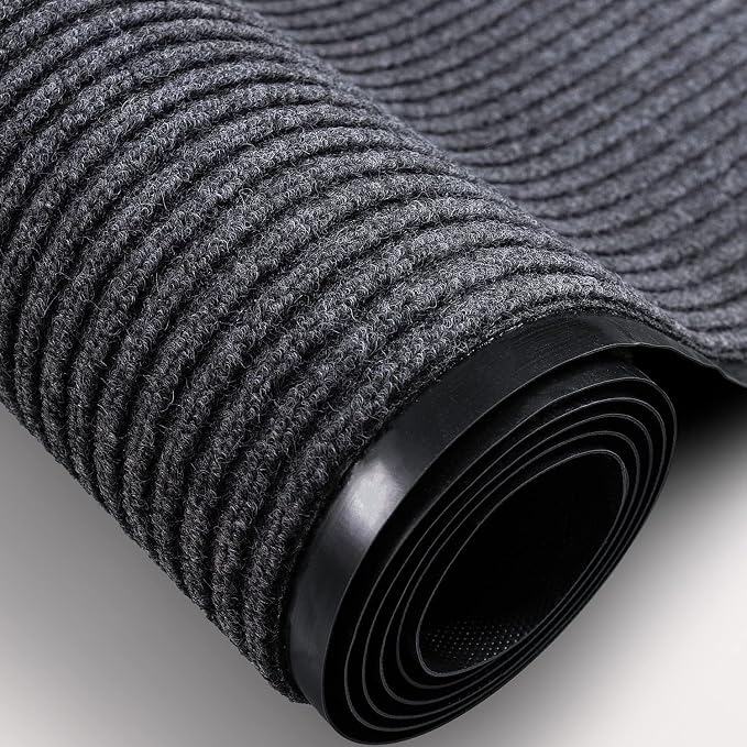 TANYOYO3' X 6' Commercial Grade Door Floor Mat Brush Step Entrance Mat Vinyl - Image 8