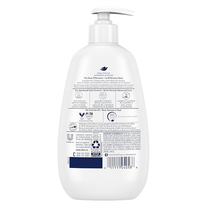 Dove Advanced Care Hand Wash Deep Moisture 4 Count - Image 2