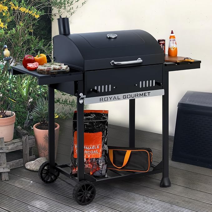 Royal Gourmet CD1824ET Movable Charcoal BBQ Grill - Image 2