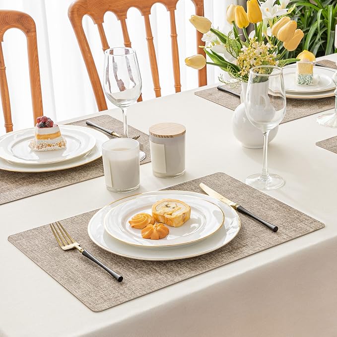 Romanstile Vinyl Placemats Set of 4-12 X 17 Inch - Image 2
