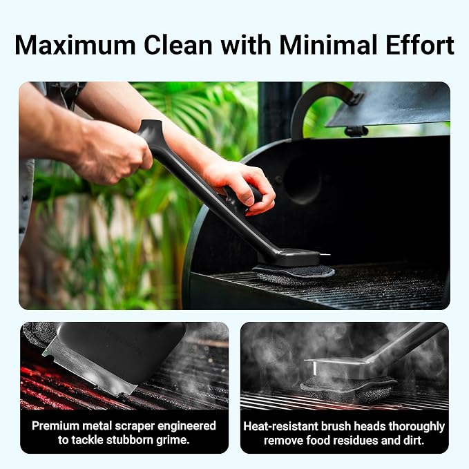 ThermoMaven BBQ Grill Brush Bristle Free - Image 4