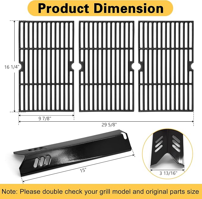 Grill Replacement Parts for Dyna Glo DGF510SBP, DGF493PNP-D, Backyard - Image 3