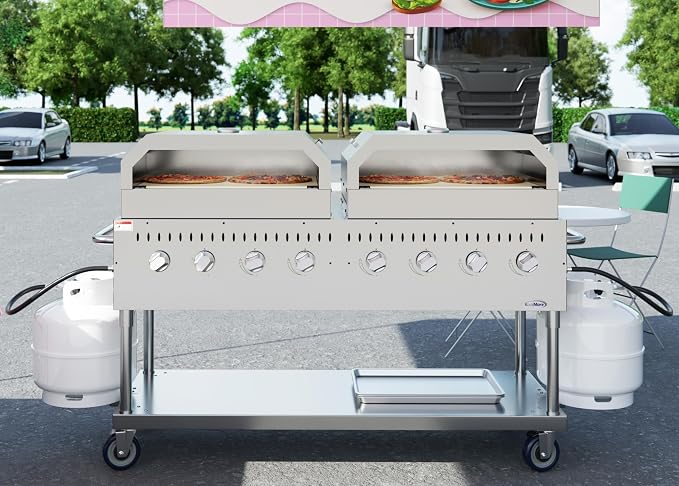 60 in. 8-Burner Commercial Outdoor Propane Gas Grill - Image 4