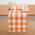 Solino Home Linen Checkered Table Runners 72 Inches Long by SolinoHome