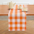 Solino Home Linen Checkered Table Runner 60 Inches by SolinoHome