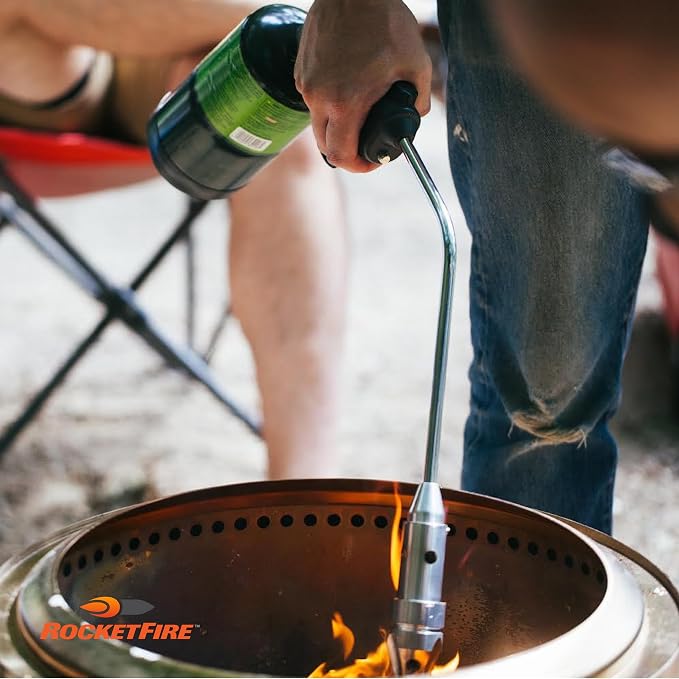 ROCKETFIRE Fire Starter Torch | Perfect Propane Torch Head, Grill Gun, Charcoal - Image 8