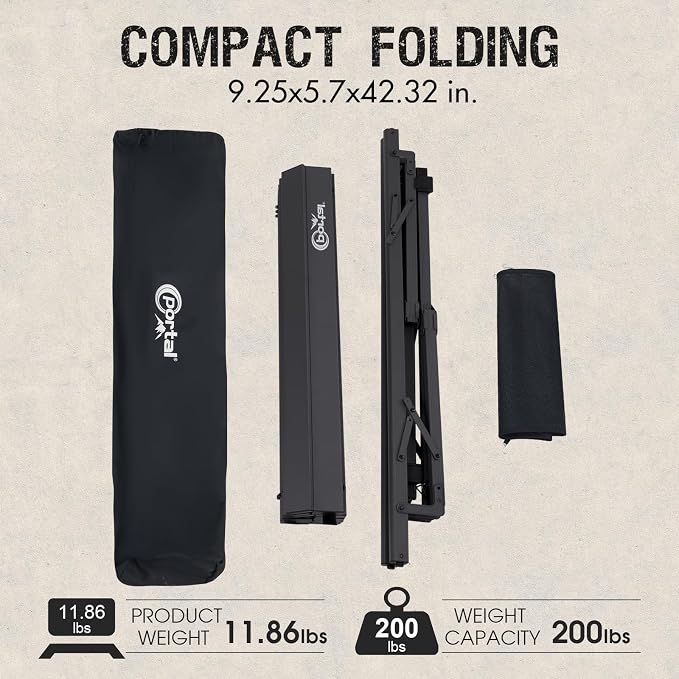 PORTAL Folding Outdoor Camping Table - Image 8