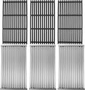 Cast Iron Grill Grates and Stainless Steel Emitter Plates by EasiBBQ