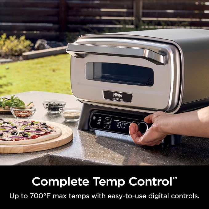 Ninja Artisan Outdoor Pizza Oven, 3-minute Pizza, Neapolitan, Thin Crust - Image 2