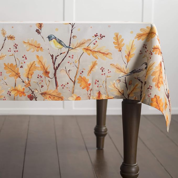 Maison d' Hermine Table Cloth Rectangle Table 100% Cotton 54 x 72 Inches Fall - Image 8