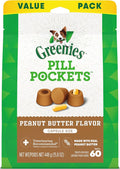Greenies Pill Pockets for Dogs, Large Size Soft Dog Treats, Peanut Butter Flavor by GREENIES
