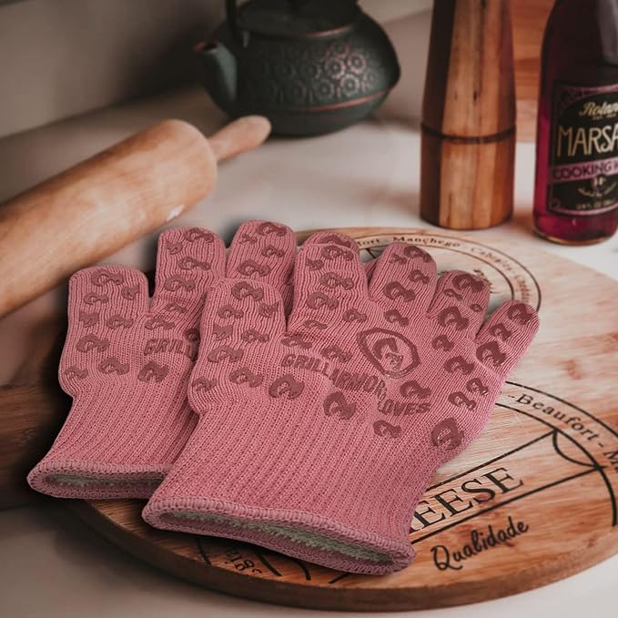 Grill Armor Oven Gloves – 932°F Heat, Fire & Cut Resistant Mitts - Image 4