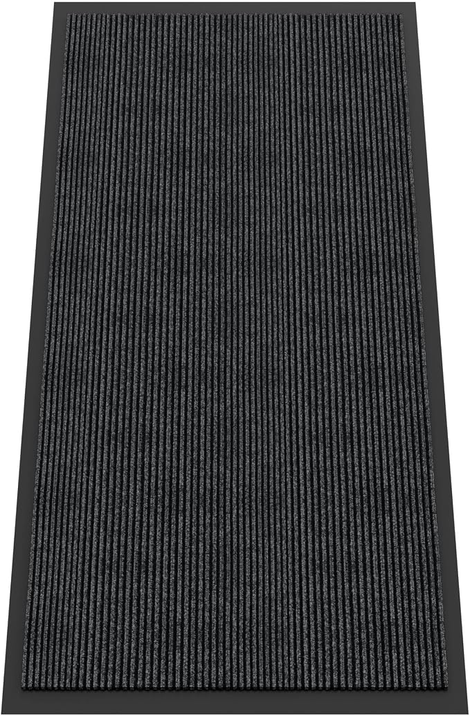 Indoor Outdoor Door Mat, 6’ x 3' Doormat by HOMEK
