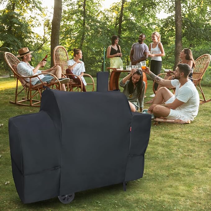Outdoor Grill Cover for Royal Gourmet CC2036F Barrel Charcoal Grill, Cover Geny - Image 6