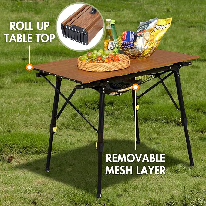 Portal Camping Table Portable Folding Table Ultra Lightweight Folding Camp - Image 4