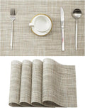 Leetaltree Linen Yellow Placemats Set of 4 by Leetaltree-ArtatEveryTable