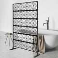 Metal Outdoor Divider 71x40'' Privacy Screens 6 Panels Privacy Fence by DNYSYSJ