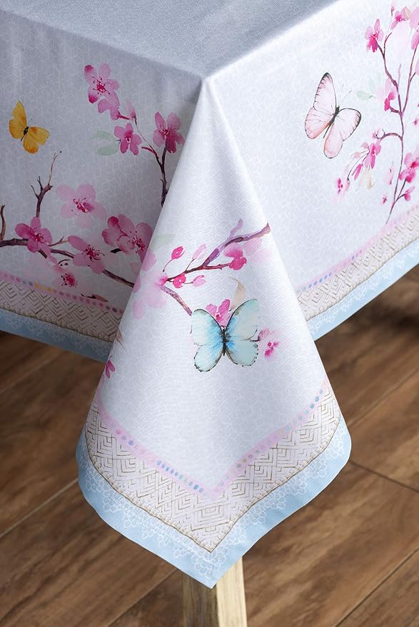 Maison d' Hermine Table Cloth Square Table 100% Cotton 60 x 60 Inches - Image 8