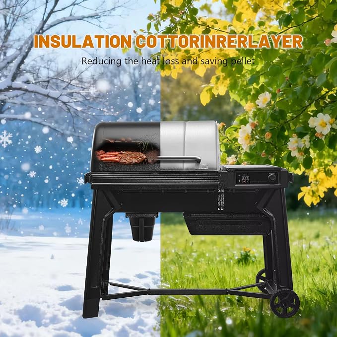 Insulation Blanket Replacement for Traeger Woodridge pellet Grill TFB86MLH - Image 6