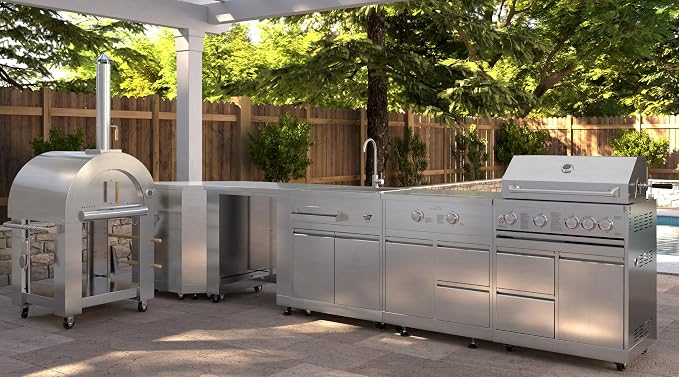 KoolMore Outdoor Kitchen 30 in. BBQ Liquid Propane Grill - Image 4