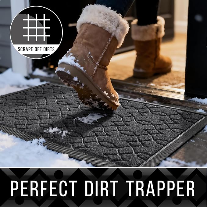 Yimobra Outdoor Mats for Front Door 29.5x17, All-Season Waterproof Doormat - Image 3